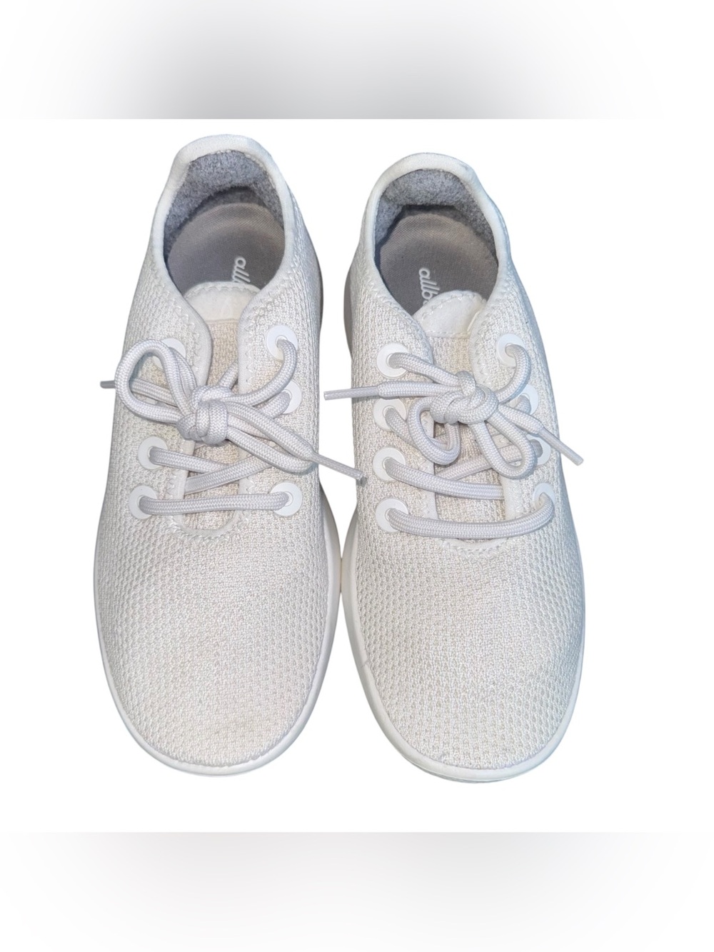 ALLBIRDS Tree Runners TR Sneakers Kaikoura White/White Sole Size 8 - Picture 4 of 15